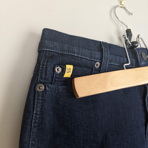 Second Denim Yoga Jeans | High rise denim pencil skirt | Indigo rinse | size 26 - Picture 6 of 13